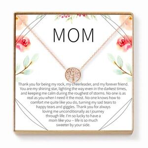 New - Fashion Necklace for Mom with Blessing Card